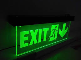 LED Exit Signage